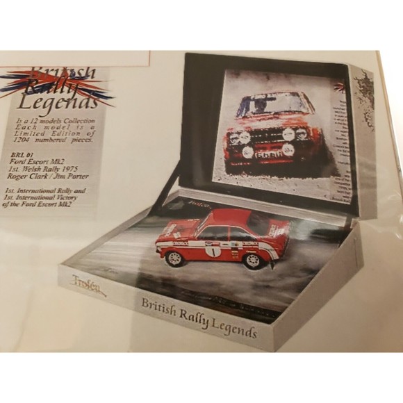 Trofeu Ford Escort MK 2 British Rally LegendsROGER CLARK 1/43 Scale